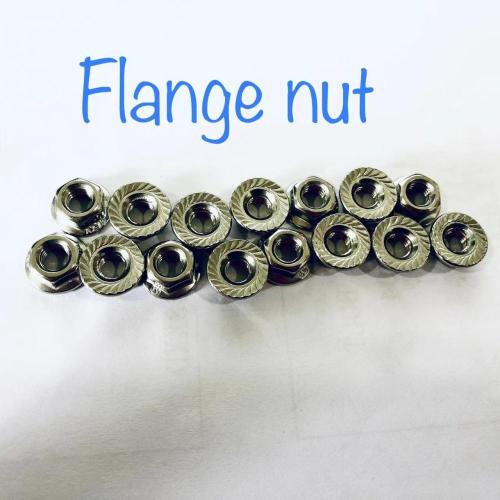 DIN934 fine thread SS304 Flange nut