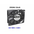 Crown 12038 dc brushless axial motor fan