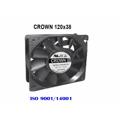 Crown 12038 DC bürstenloser axialer Motorventilator