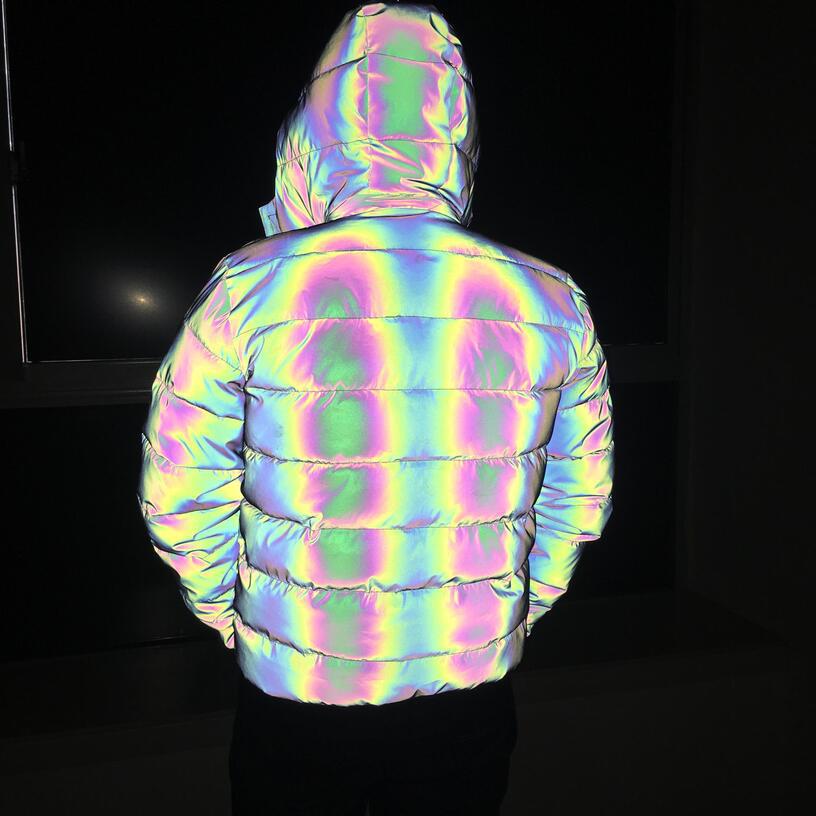 Rainbow Reflective Padded Jacket