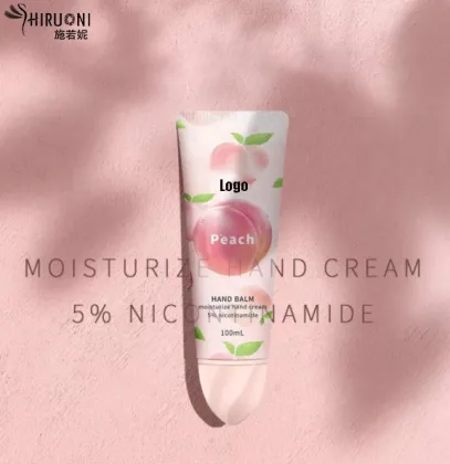 Skin Care OEM ODM Treat Dry Hand Moisturizing For Winter Care Peach Hand Cream Lotion
