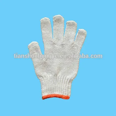 Bleach White Cotton gloves work gloves