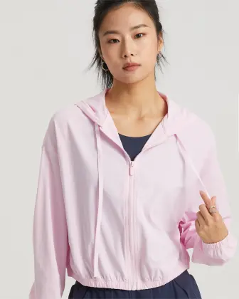 2023 Hot Selling Yoga Hooded Sunscreen Clothing for Outdoor Cycling and Fitness