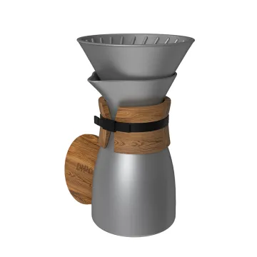 DHPO New Design Ceramic Coffee Dripper Portable Reusable Tea Infuser Set
