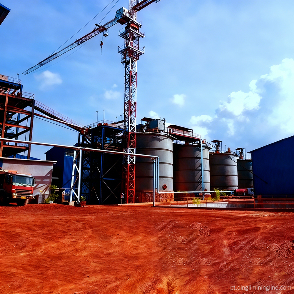 Planta de processamento modular de ouro Hard Rock de alta eficiência