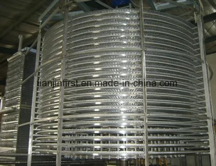 Food Quick Freezing Machine Spiral Freezer Machinery Quick Freezing