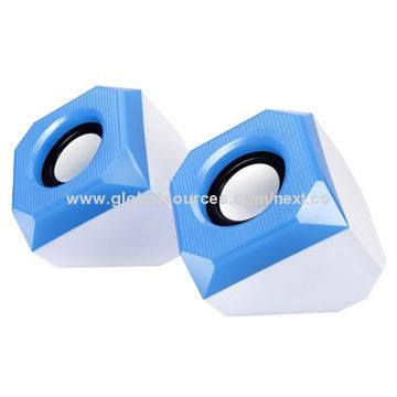 Magic Cube Mini Portable Professional USB Speakers for Computer, OEM/ODM Orders Welcomed