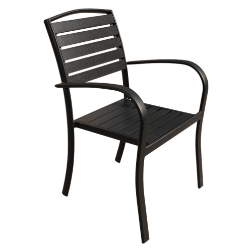 Outdoor Furniture Set Alu Table and Aluminum Chair Outdoor Quartet Manufactory
