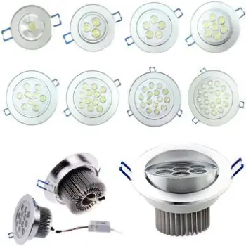 1W/3W/5W/7W/9W/12W/15W/18W LED Ceiling Recessed lights Downlight