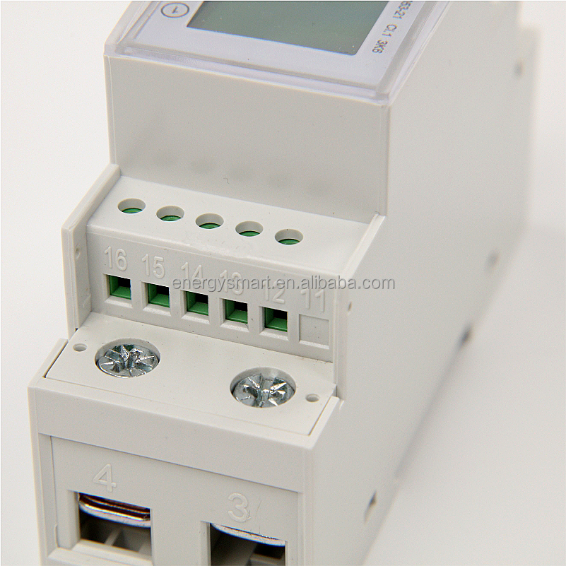 Remote Control Din Rail Tuya Single Phase Wifi Smart Energy Meter, High ...