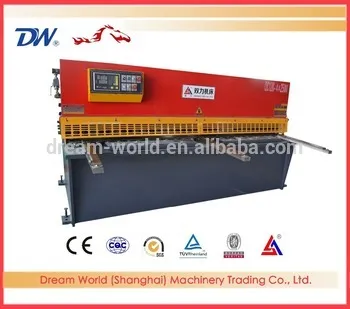 QC12Y series hydraulic shearing machine Hydraulic Plate Cutting Machine Swing Beam Plate Shearing Machine