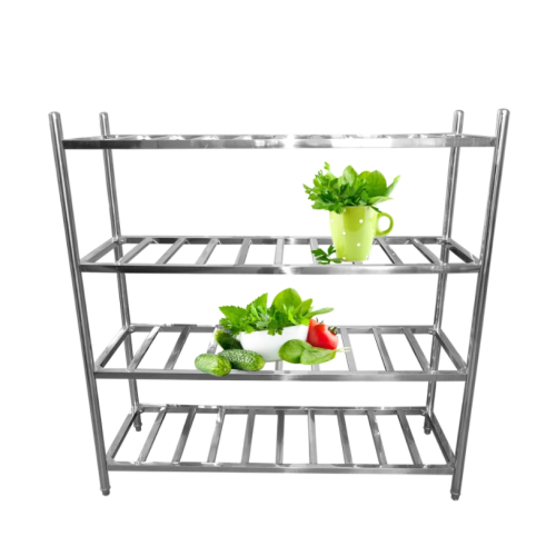 Stainless steel storage rack for kitchen