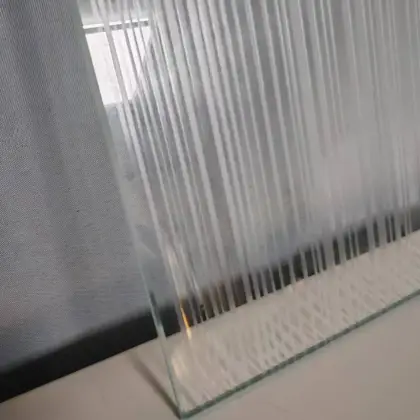 Exquisite 3-12mm Acid-Etched Art Glass for Hotel Bathroom Doors and Windows