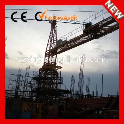 2015 high quality 16t hydraulic tower crane with CCC certification