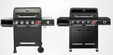 Propane gas oven matte Black multifunctional
