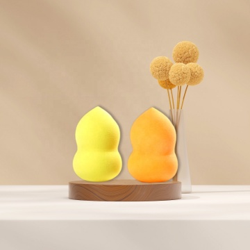 Dada Factory Direct Sale: 2pcs Leuke kalebas make -up puff &amp; multifunctionele make -upborstelset