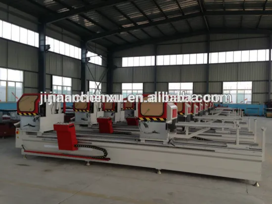 double head high precision high quality aluminum cutting saw machine