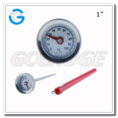 High quality all stainless steel bbq thermometer