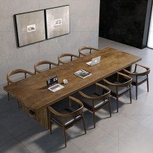 Long Meeting Table Wooden Conference Table