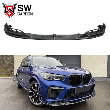Splitter frontale in fibra di carbonio di alta qualità per la concorrenza BMW F95 X5M/X5