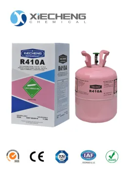 r410a refrigerant gas 99.9% Purity  25lb cylinders