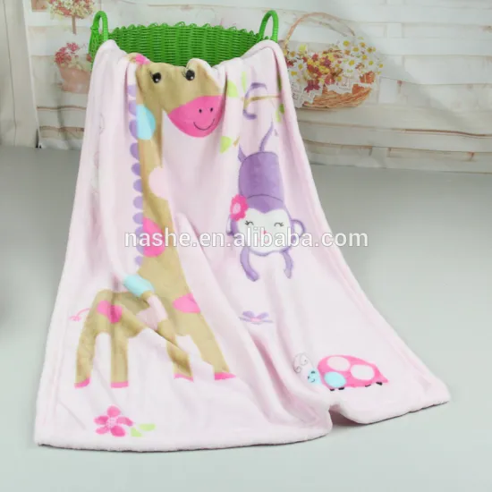 Baby Flannel Fleece Blanket----- Cartoon Design PLUSH BLANKET