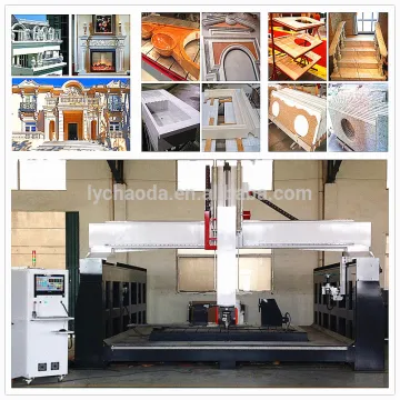cnc 6 axis stone / 5 axis 3d stone sculpture cnc router
