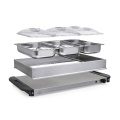 220-240V Conjunto de calentador de alimentos de buffet eléctrico