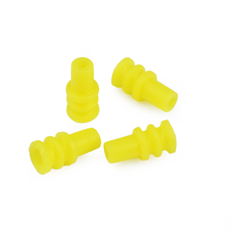 TE 967067-2 MCP Series yellow Rubber Wire Cable Seal for Automobile Connector