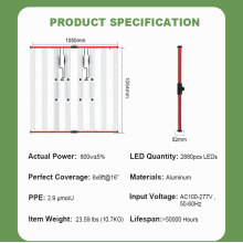 Aglex جديد 800W Hydroponic Samsung LM301H للداخلية