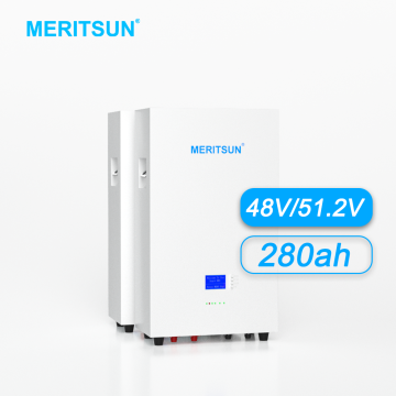 MeritSun Lifepo4 Solar System 48V High Capacity Power Storage Battery