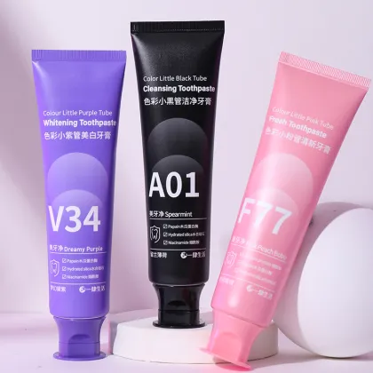 Wholesale Private Label Colorful Tube Oral Care Toothpaste 120g