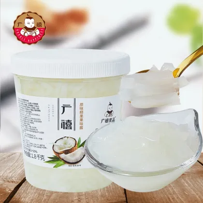 1.8kg Original Nata de Coco Jelly in Syrup for Bubble Tea: Sweetening Your Beverage Experience