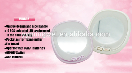 hot new products for 2015 wholesale compact led cosmetic mirror with 8 lamps