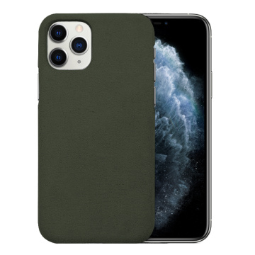 Funda de cuero con logotipo personalizado para iPhone