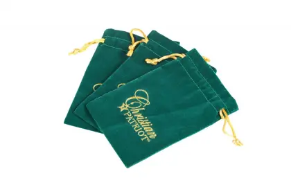 Black embroidery velvet bags for gifts