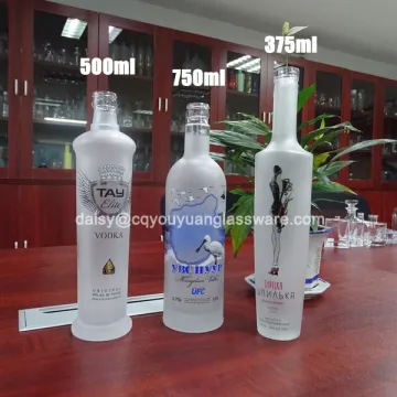 glass bottle manufacturer cork top 50cl bottles for vodka