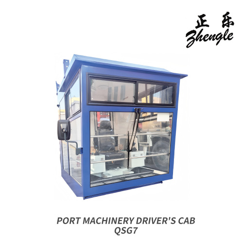 Cabine de controle inteligente para guindastes de torre para materiais a granel