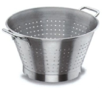 Heavy duty conical colander, stainless steel