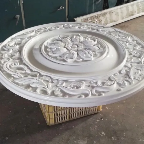 PVC vs. PU Foam: Traditional Villa Ceiling Medallions in 4ft/1.2m