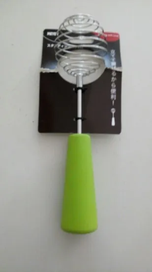 Handle Coffee Milk Whisk Frother Honey Lifter