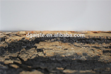 brand name high quality artificial real touch bark PU tree skin