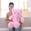 Plush Teddy Bear Heart Shape Love Toy Embroidery