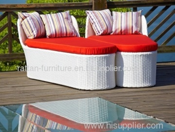 Outdoor Rattan Furniture Sun Lounge 