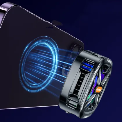 FS05 Mobile Phone Radiator Cooler - Three-Speed Adjustable Semiconductor Cooling for Gamers