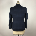 Herren Royal Blue Plaid Anzug