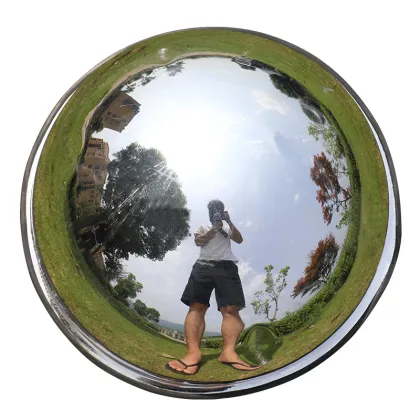 Full Dome Indoor Plastic Convex Mirror - Acrylic Wide Angle Convex Mirrors