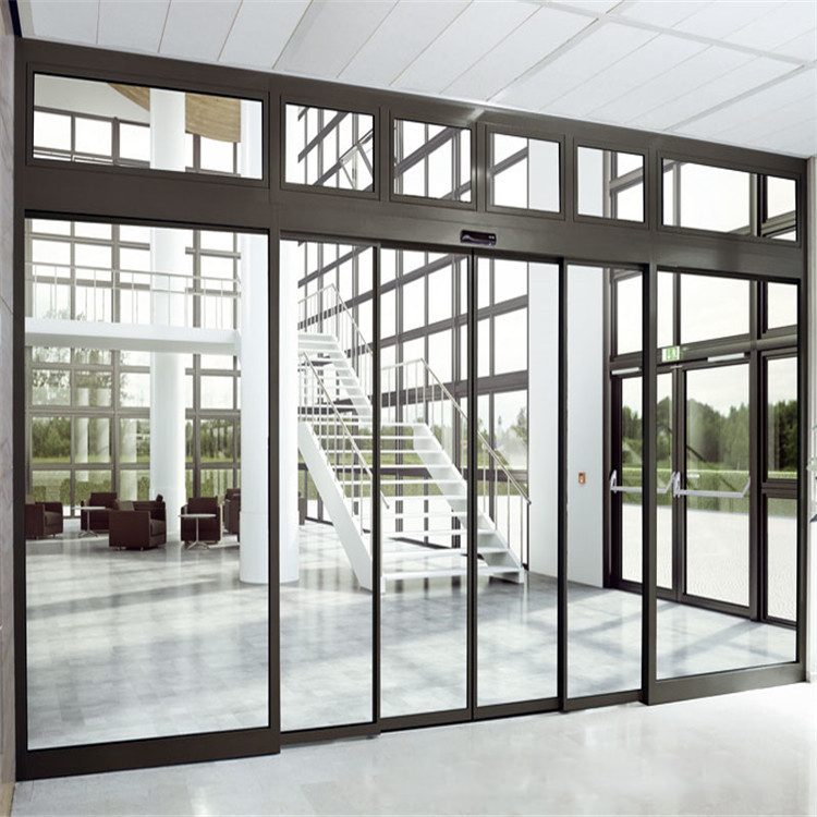 Induction glass door