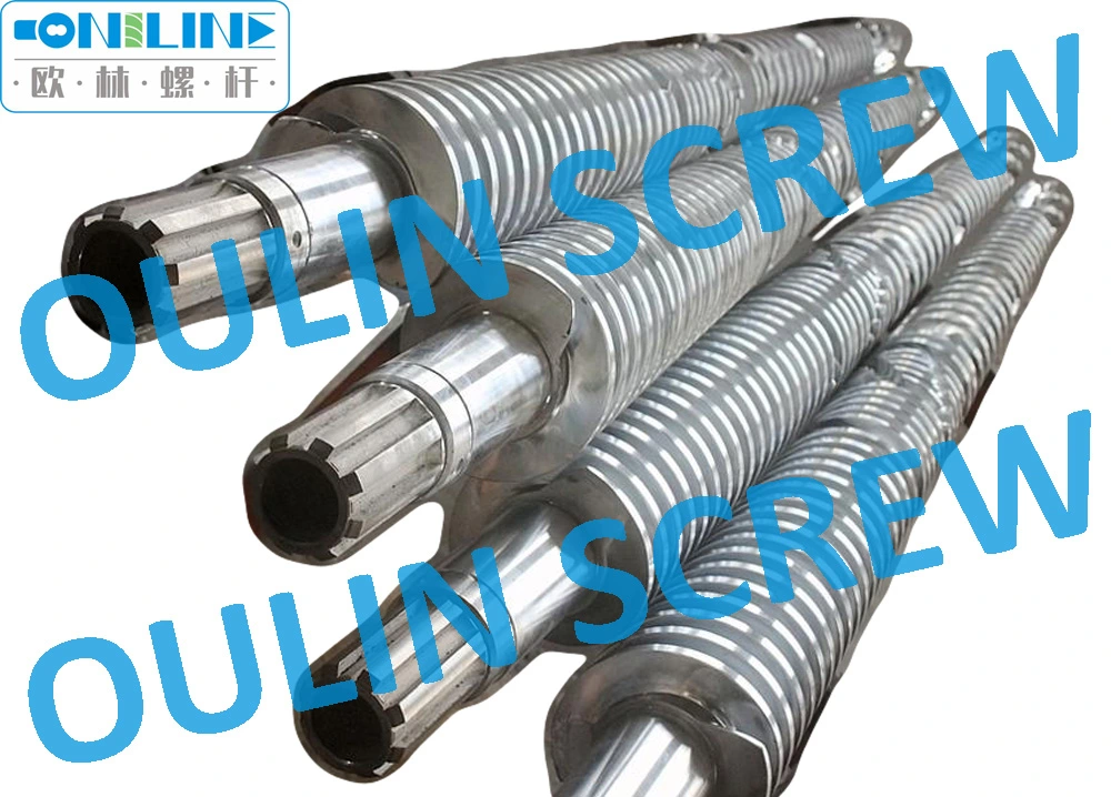 Bimetal Jwell Sjsz80/156, Liansu Sz80 Conical Twin Screw Barrel for High Calcium PVC Sheet