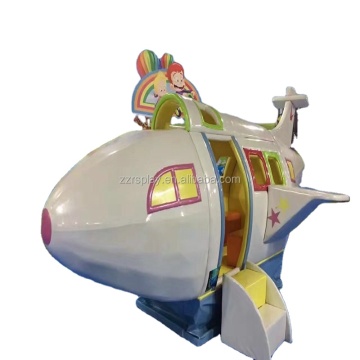 Innovative Plastic Airplane Playground with Slide for Children's Park